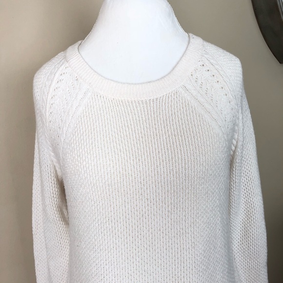 ๐2X HP๐ Ann Taylor LOFT Cream Knit Sweater - Picture 6 of 7